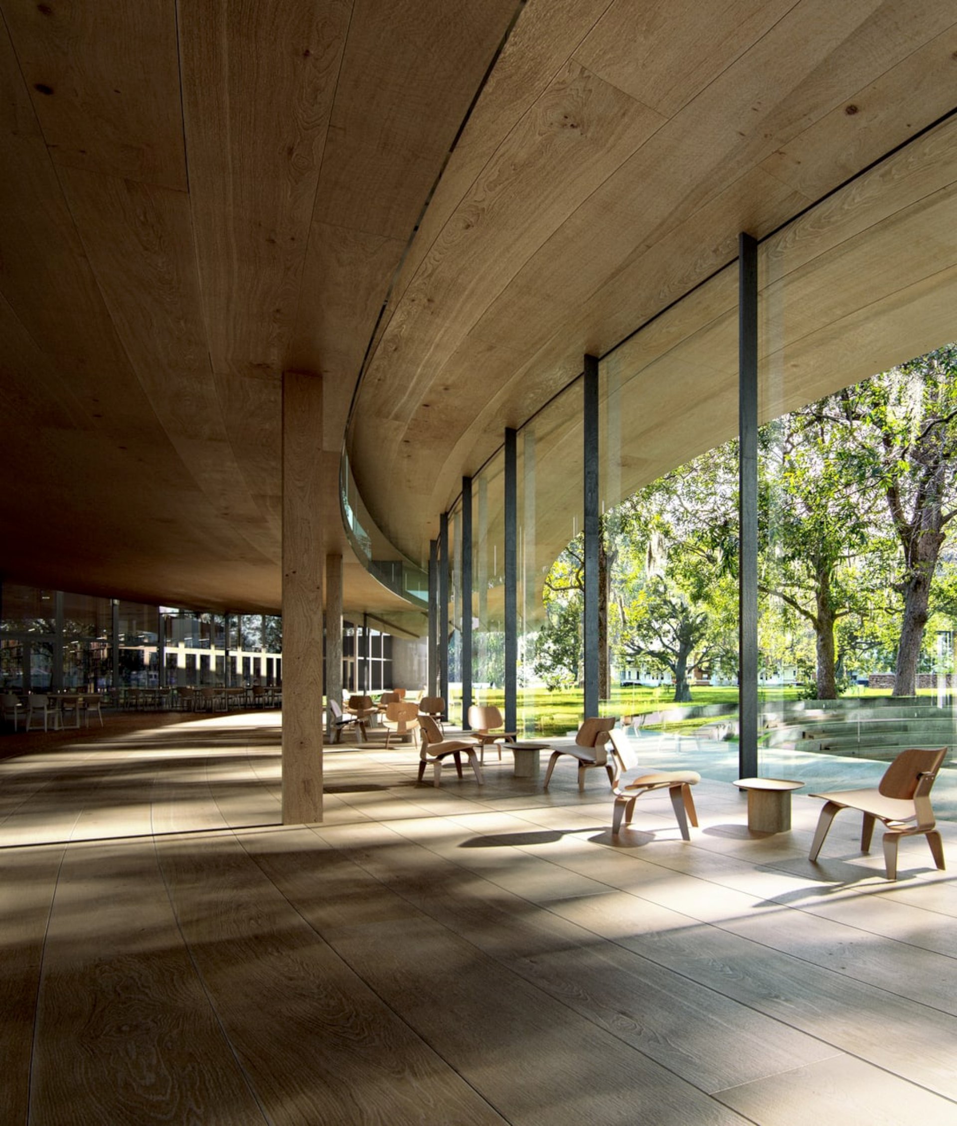 Skisse av Ibsenbiblioteket. MAD Arkitekter og Kengo Kuma.