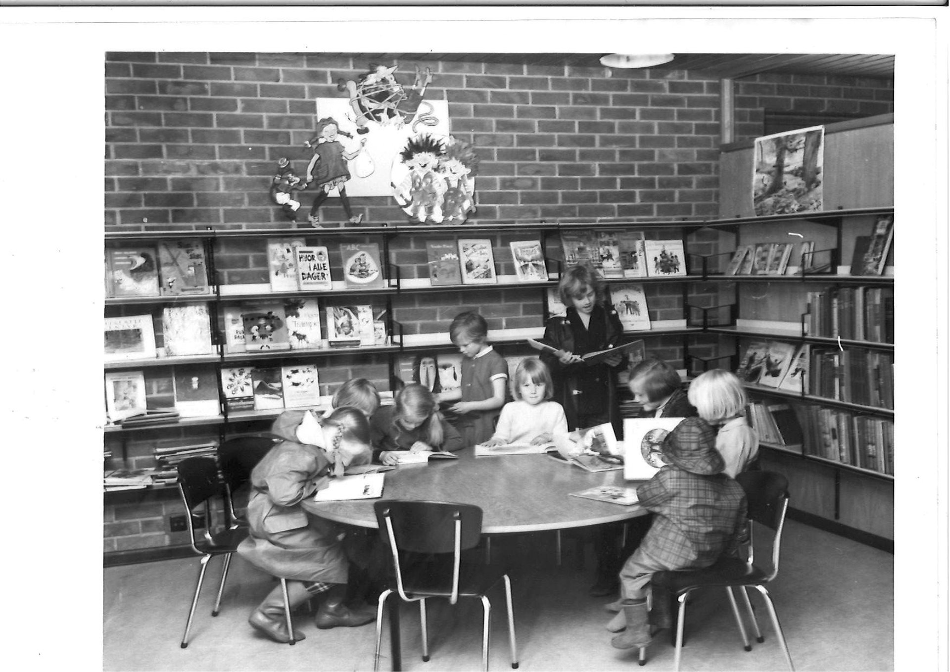 Barneavdelinga i Brunosten i de første åra etter åpning i 1963. 